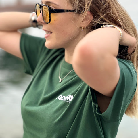 T-shirt verde bottiglia